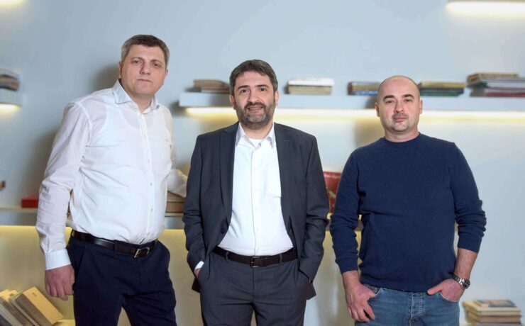 From left to right in the photo: LEVAN ABASHIDZE, GIORGI NADAREISHVILI, and GIORGI JOKHADZE